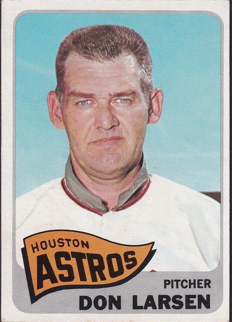 1965 Topps Baseball Don Larsen #389 PSA 8