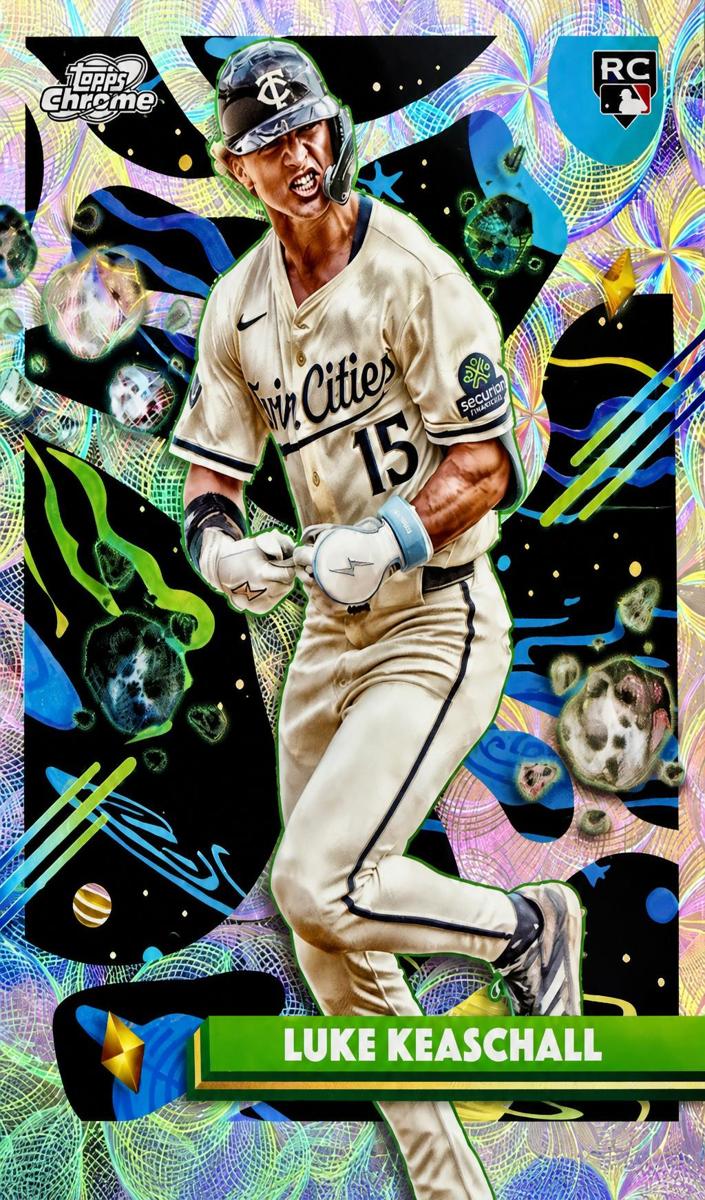 2025 Topps Cosmic Chrome Baseball Nucleus Refractor Luke Keaschall #153 PSA 9