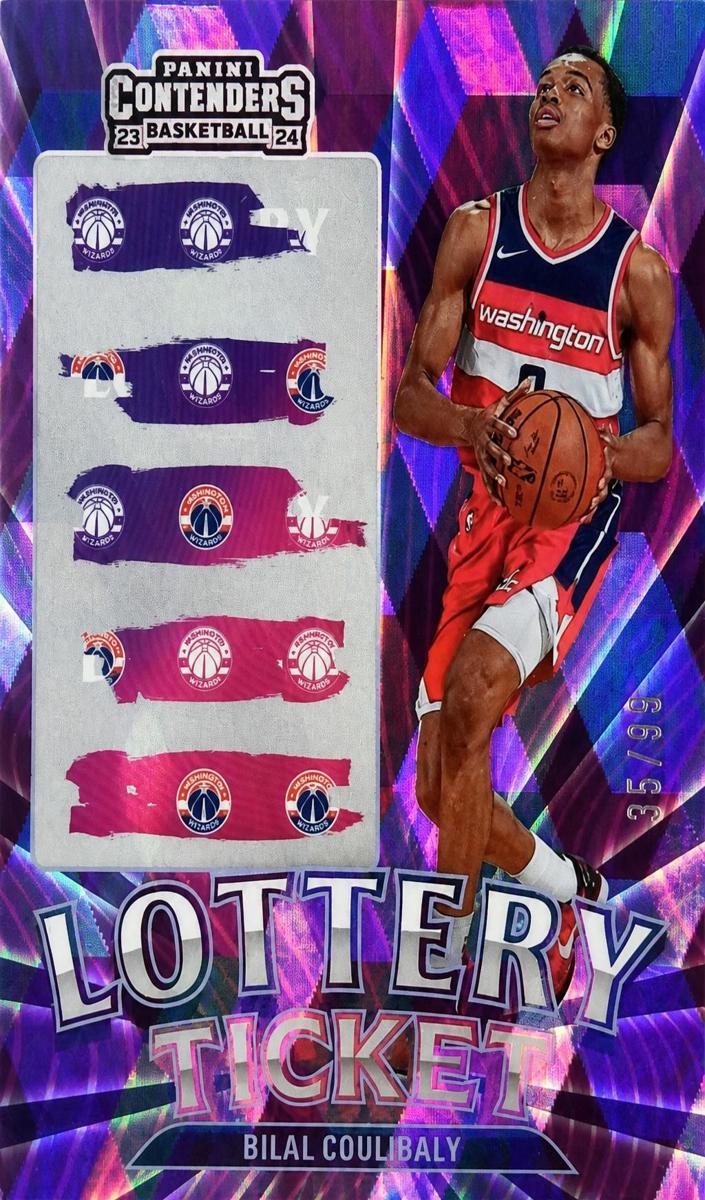 2023 Panini Contenders Basketball Playoff Edition Bilal Coulibaly #7