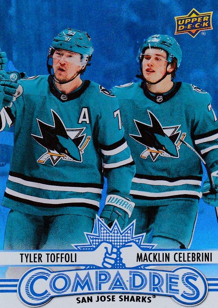 2025 Upper Deck Hockey Macklin Celebrini / Tyler Toffoli #CM-11
