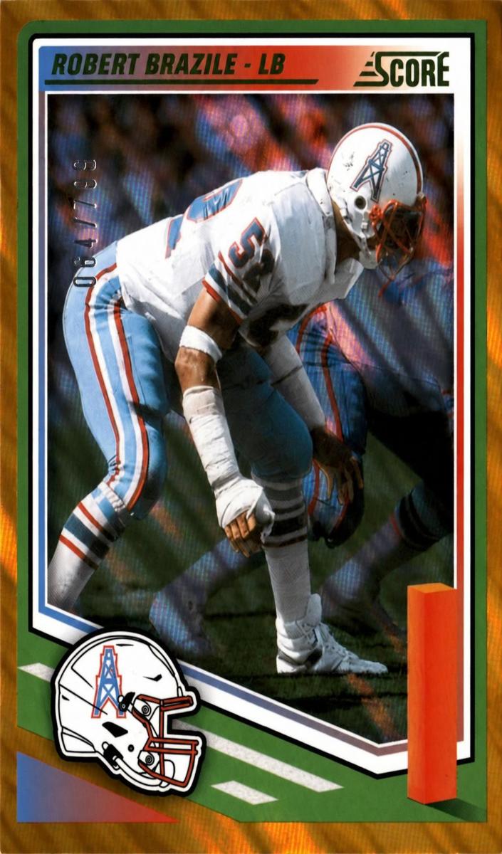 2025 Panini Score Football Lava Robert Brazile #261