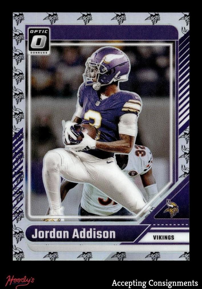 2024 Donruss Optic Football Team Logo Jordan Addison #129