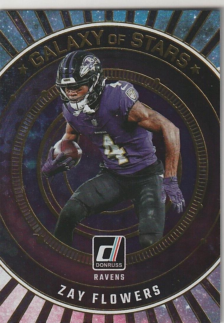 2024 Panini Donruss Football Zay Flowers #GOS-ZFL PSA 9