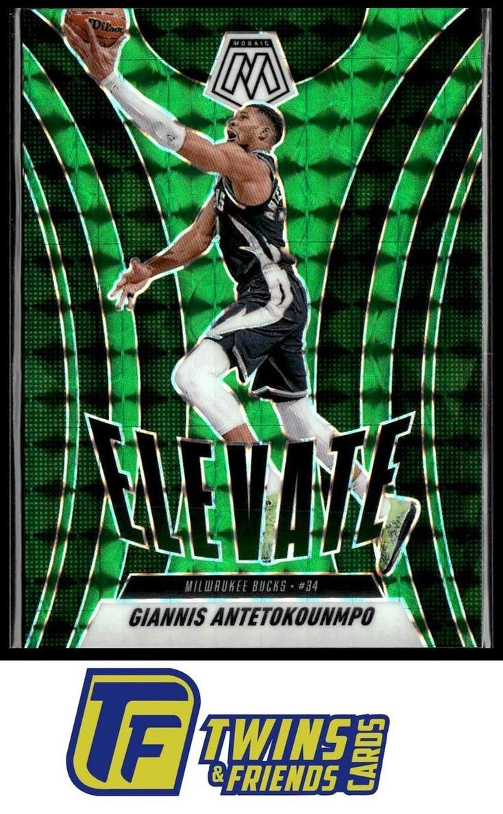 2024 Panini Mosaic Basketball Green Giannis Antetokounmpo #9