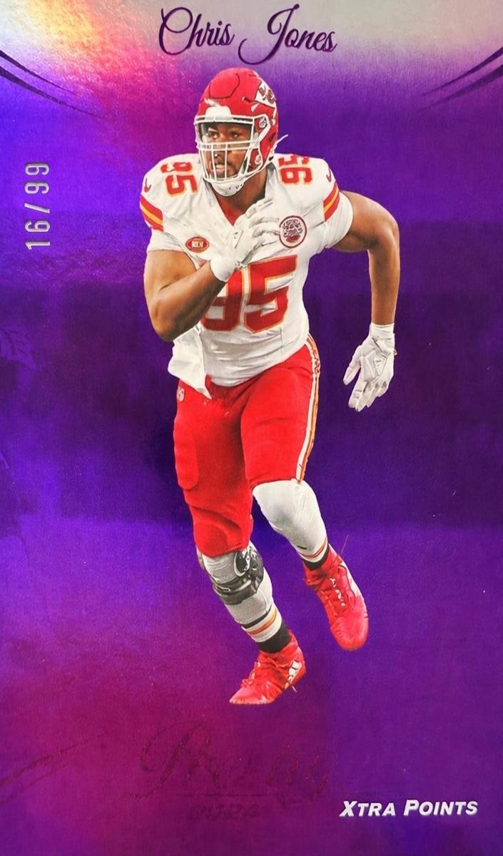 2024 Panini Prestige Football Purple Premium Xtra Points Chris Jones #149