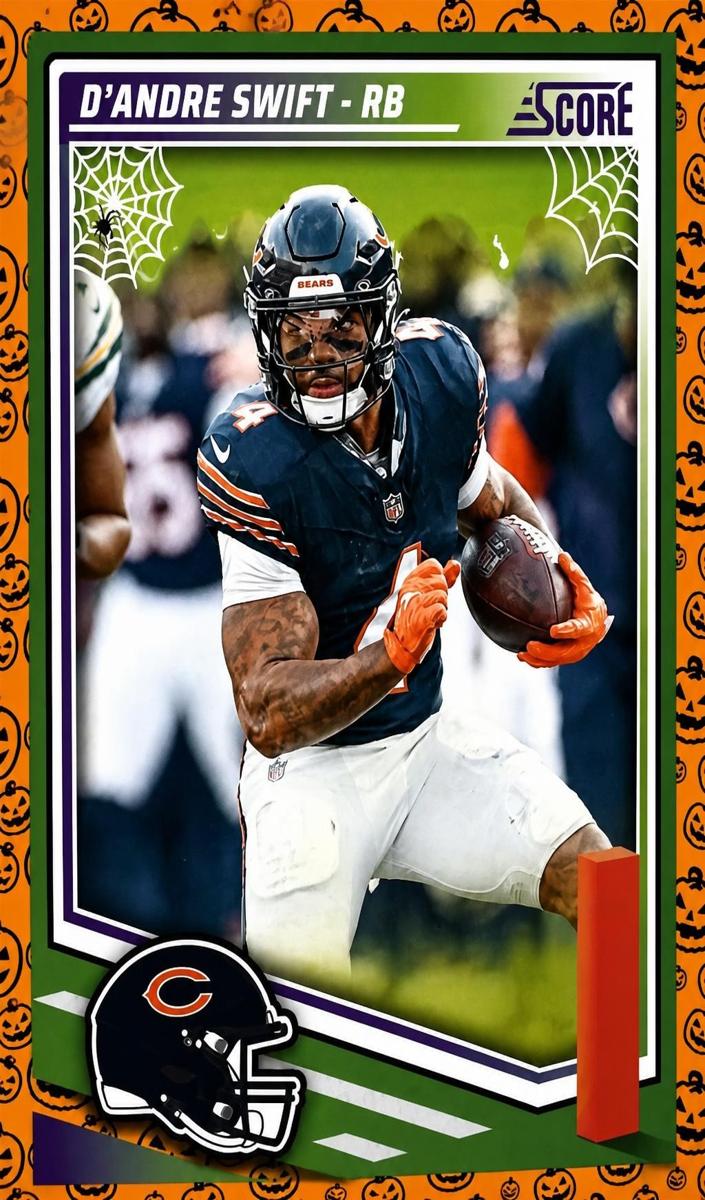 2025 Panini Score Football Pumpkin D'Andre Swift #295