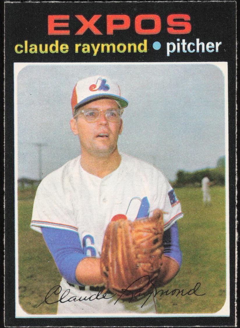 1971 O-Pee-Chee Baseball Claude Raymond #202 PSA 7.5
