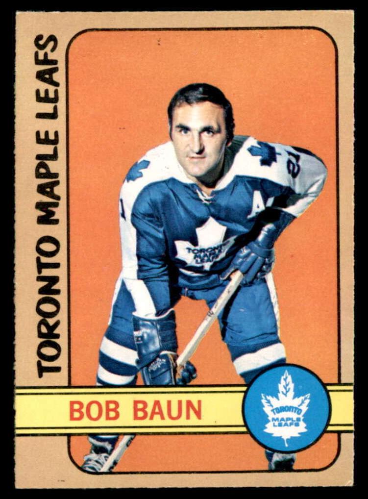1972 O-Pee-Chee Hockey Bob Baun #66