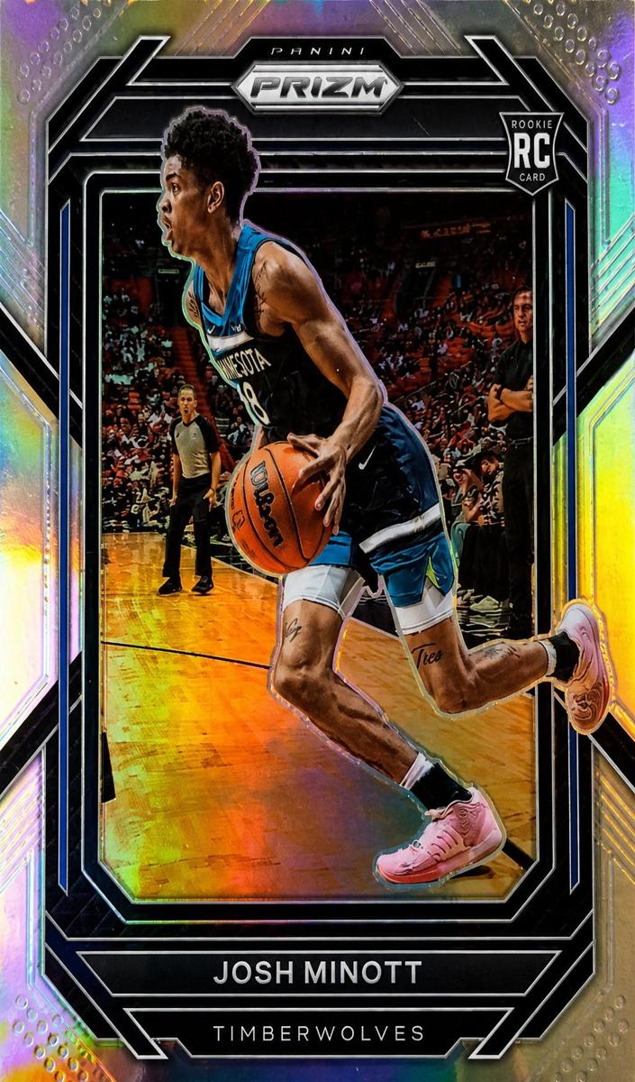 2022 Panini Prizm Basketball Silver Josh Minott #238 PSA 10