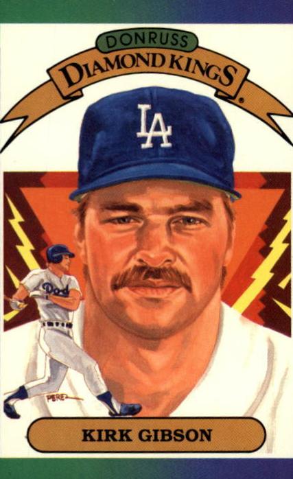 1989 Donruss Baseball Kirk Gibson #15 PSA 9