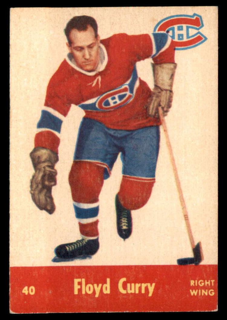 1955 Parkhurst Hockey Floyd Curry #40