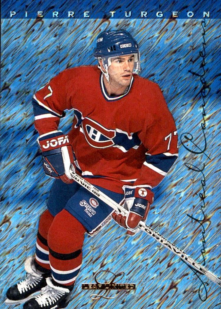 1995 Leaf Limited Hockey Pierre Turgeon #102
