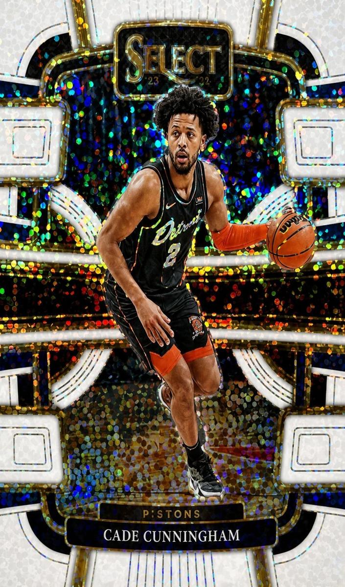 2023 Panini Select Basketball White Sparkle Cade Cunningham #26