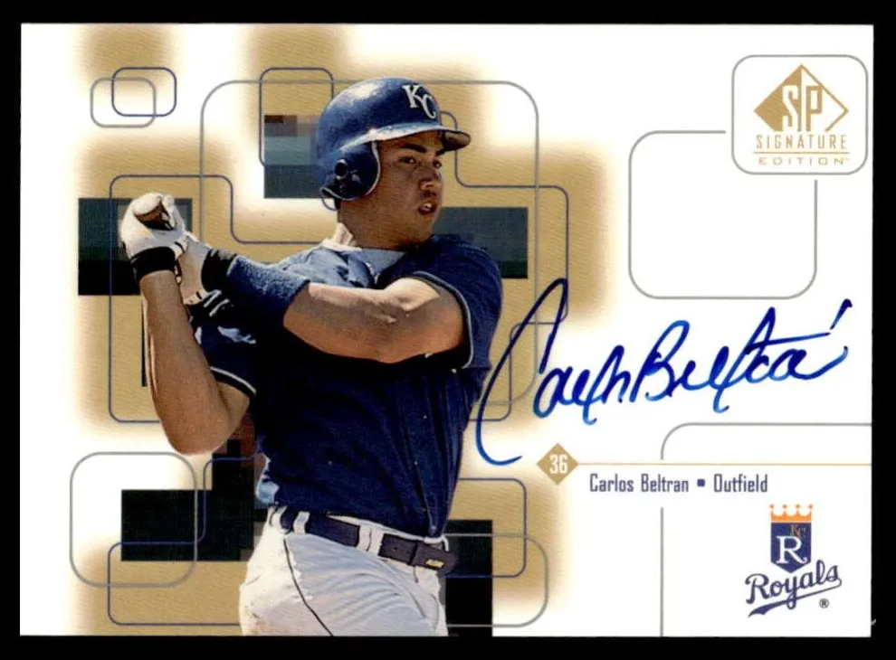 1999 SP Signature Edition Baseball Carlos Beltran #CBe