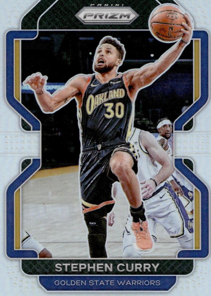 2021 Panini Prizm Basketball Prizms Silver Stephen Curry #154 PSA 9