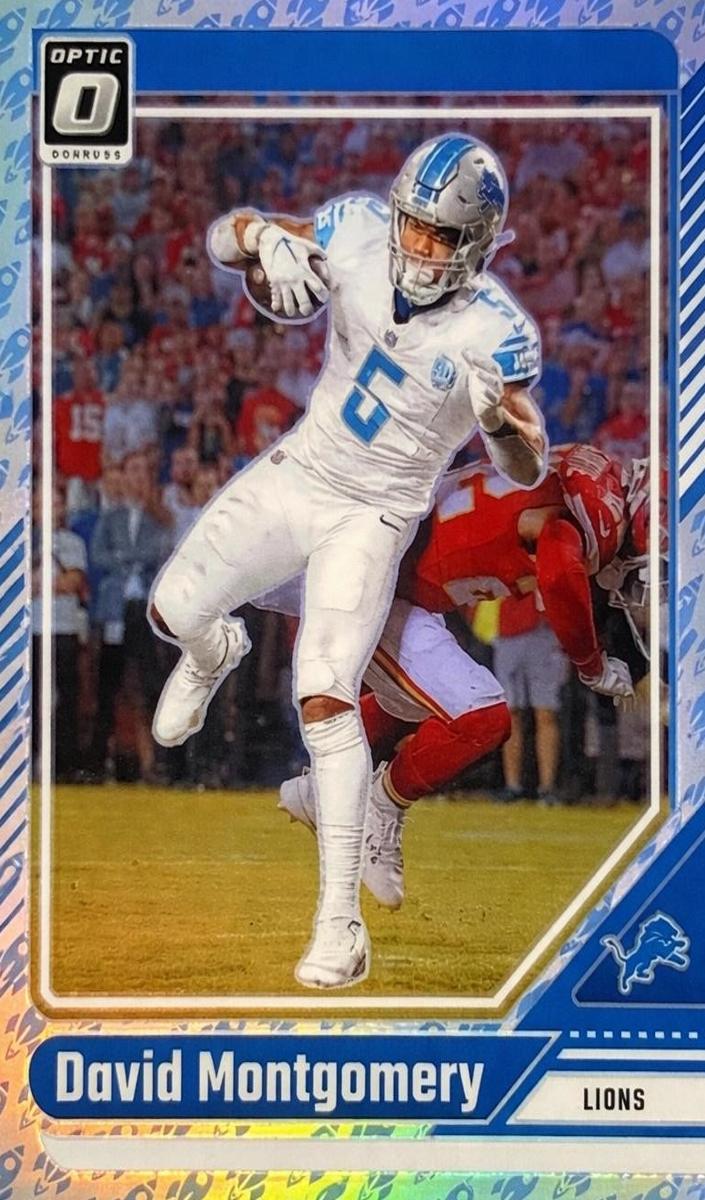 2024 Donruss Optic Football Rocket David Montgomery #65