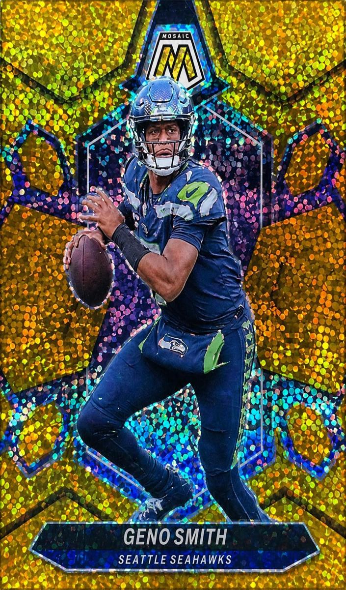 2024 Panini Mosaic Football Gold Sparkle Geno Smith #197