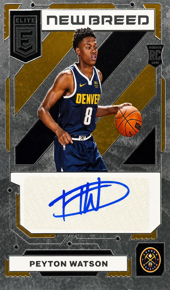2022 Donruss Elite Basketball Peyton Watson #NB-PYW