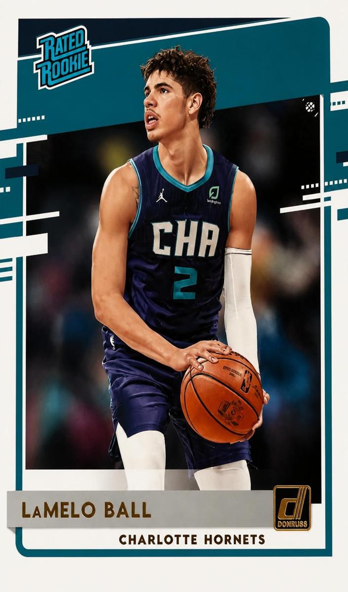 2020 Panini Donruss Basketball Press Proof Silver LaMelo Ball #202 PSA 9