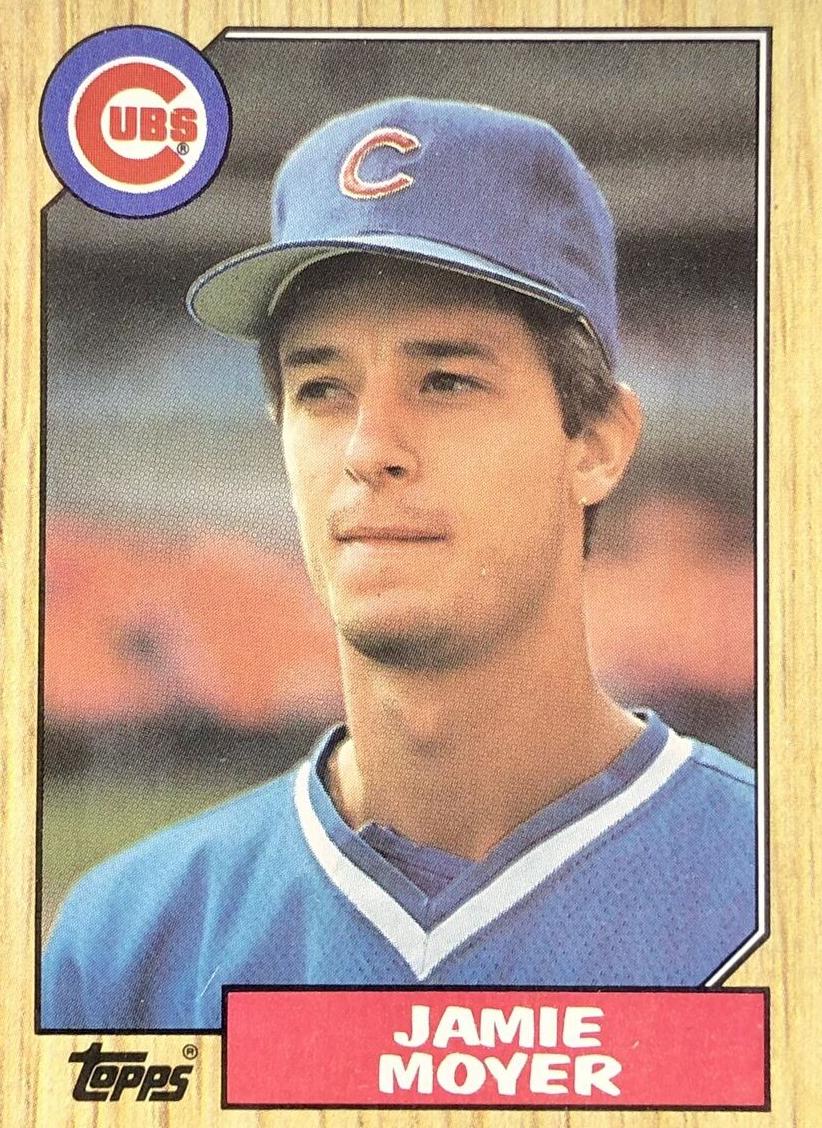 1987 Topps Baseball Jamie Moyer #227 PSA 9