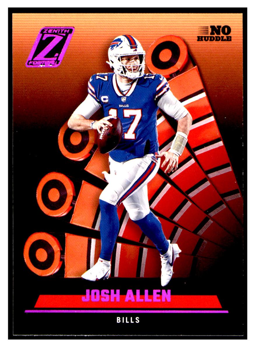 2022 Panini Zenith Football No Huddle Josh Allen #1 SGC 9