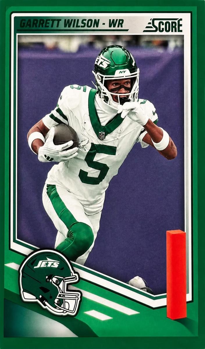 2025 Panini Score Football Green Garrett Wilson #128