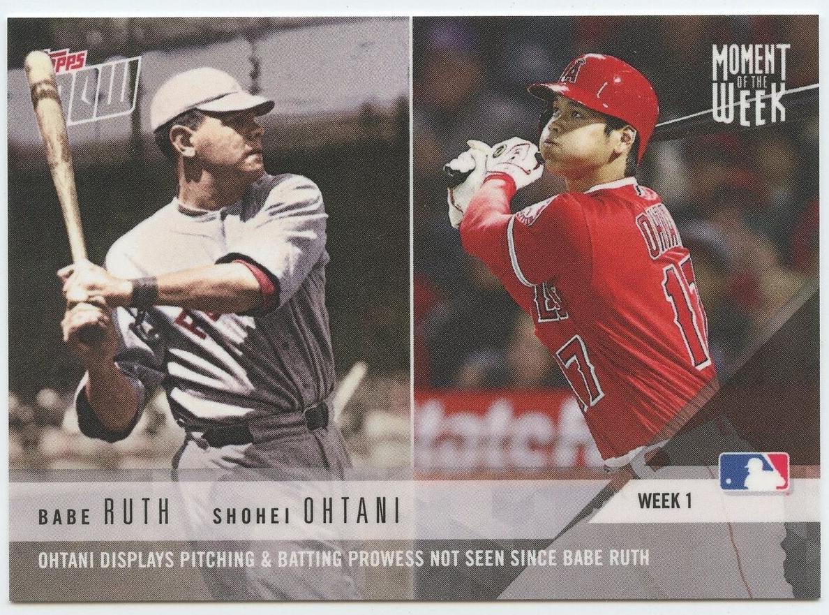 2018 Topps Now Baseball Shohei Ohtani #MOW-1