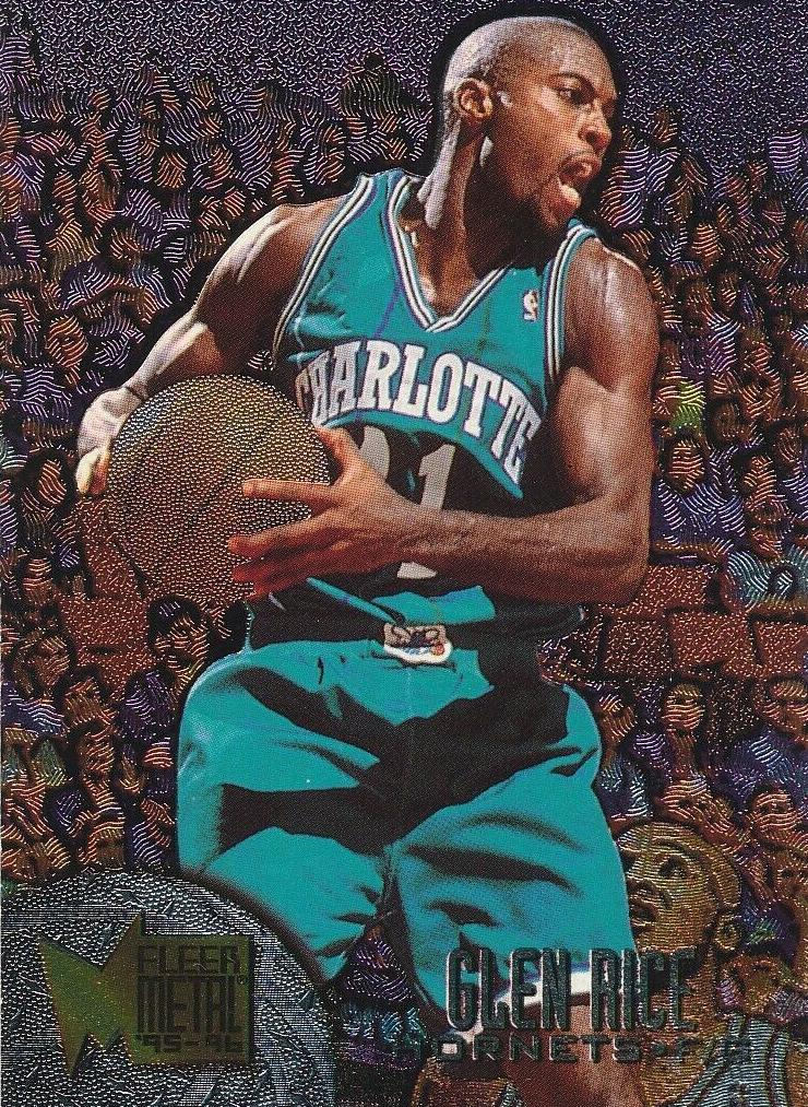 1995 Fleer Metal Basketball Glen Rice #132