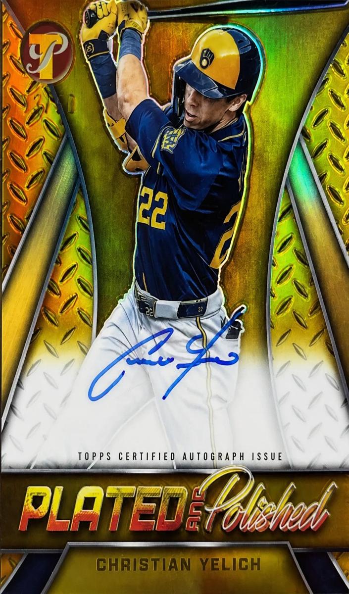 2025 Topps Pristine Baseball Gold Refractor Christian Yelich #PAPAV-CY