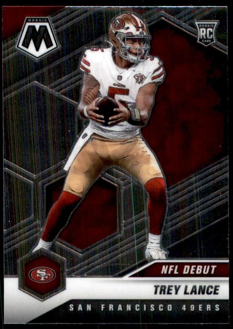 2021 Panini Mosaic Football Trey Lance #244