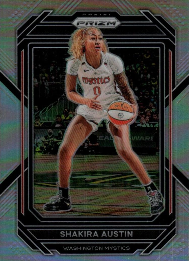 2023 Panini Prizm WNBA Basketball Silver Shakira Austin #70