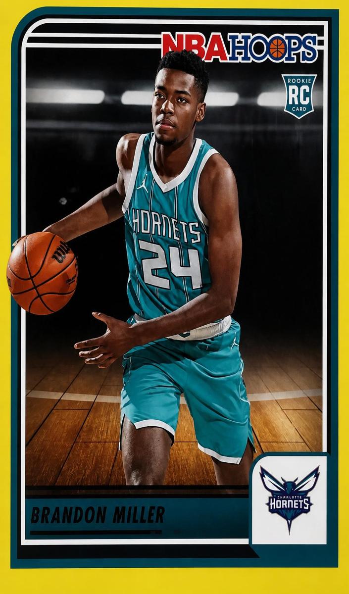 2023 Panini Hoops Basketball Yellow Brandon Miller #272 PSA 9