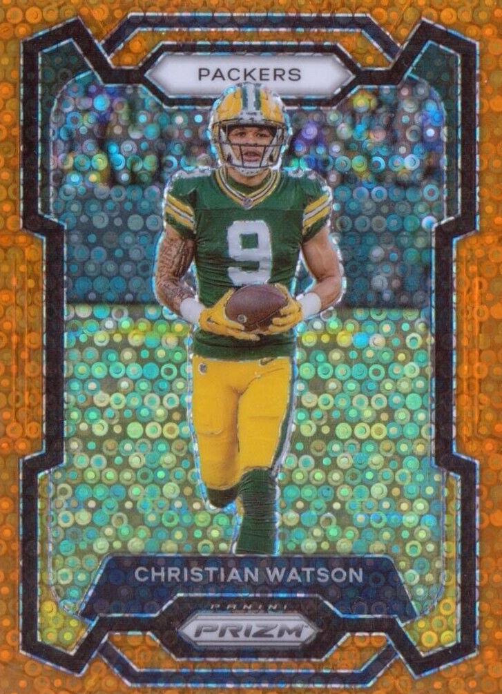 2023 Panini Prizm Football Disco Christian Watson #107