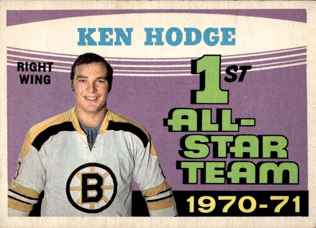 1971 O-Pee-Chee Hockey Ken Hodge #254 PSA 7