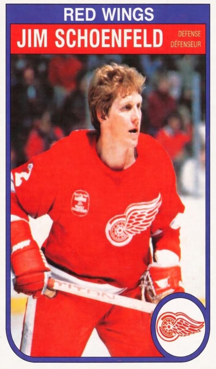 1982 O-Pee-Chee Hockey Jim Schoenfeld #94