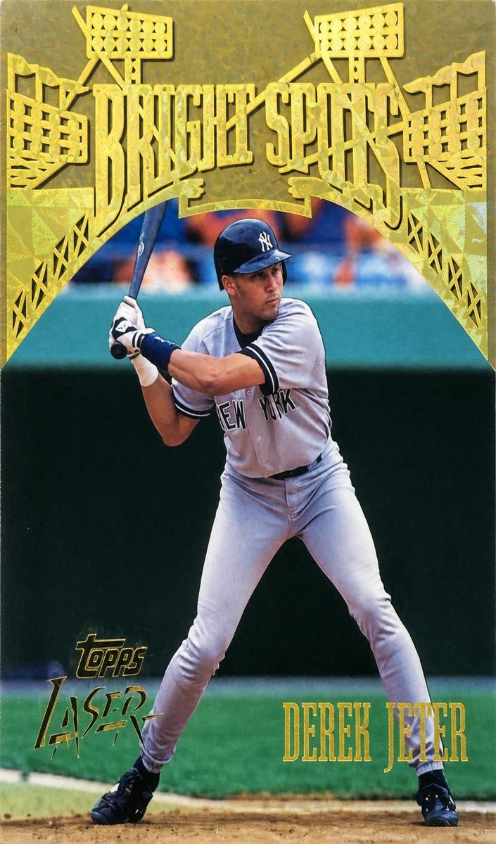 1996 Topps Laser Baseball Gold Derek Jeter #B13