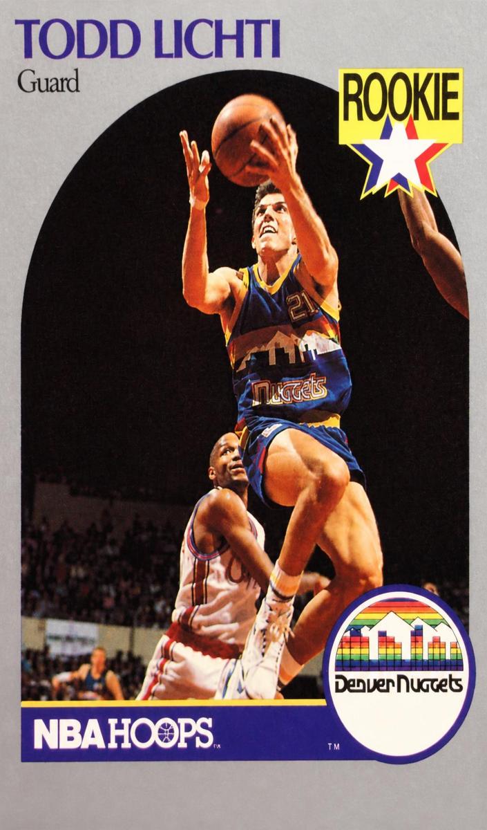 1990 Hoops Basketball Todd Lichti #98