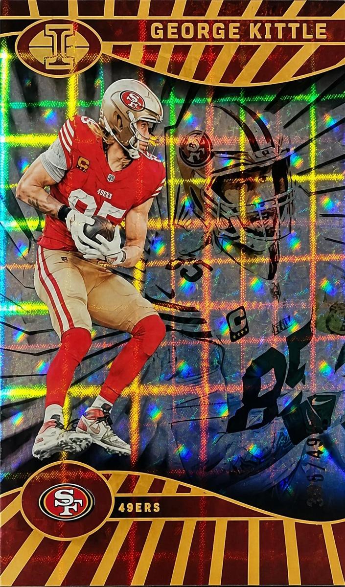 2024 Panini Illusions Football Mirrored Trophy Collection George Kittle #79