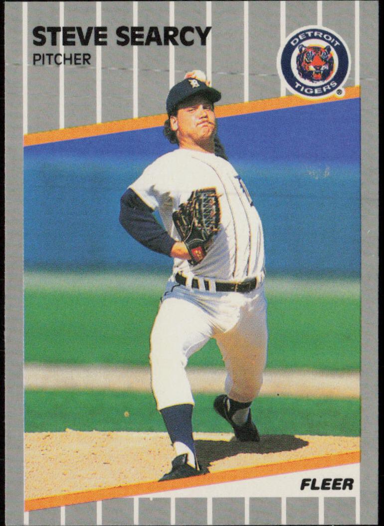 1989 Fleer Baseball Steve Searcy #145