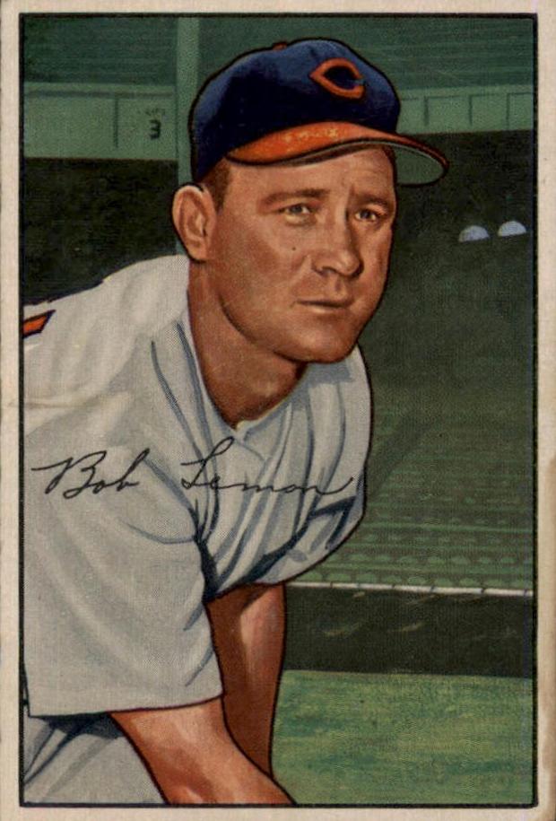1952 Bowman Baseball Bob Lemon #23 PSA 6