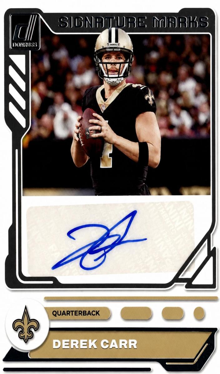 2023 Panini Donruss Football Derek Carr #SM-DCA SGC 9