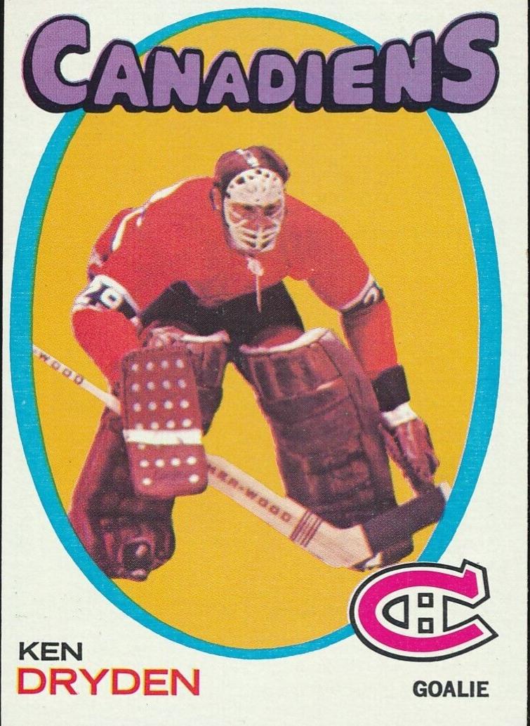 1971 Topps Hockey Ken Dryden #45 PSA 4.5