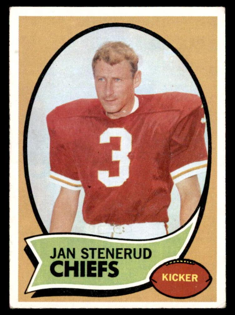 1970 Topps Football Jan Stenerud #25 PSA 7.5