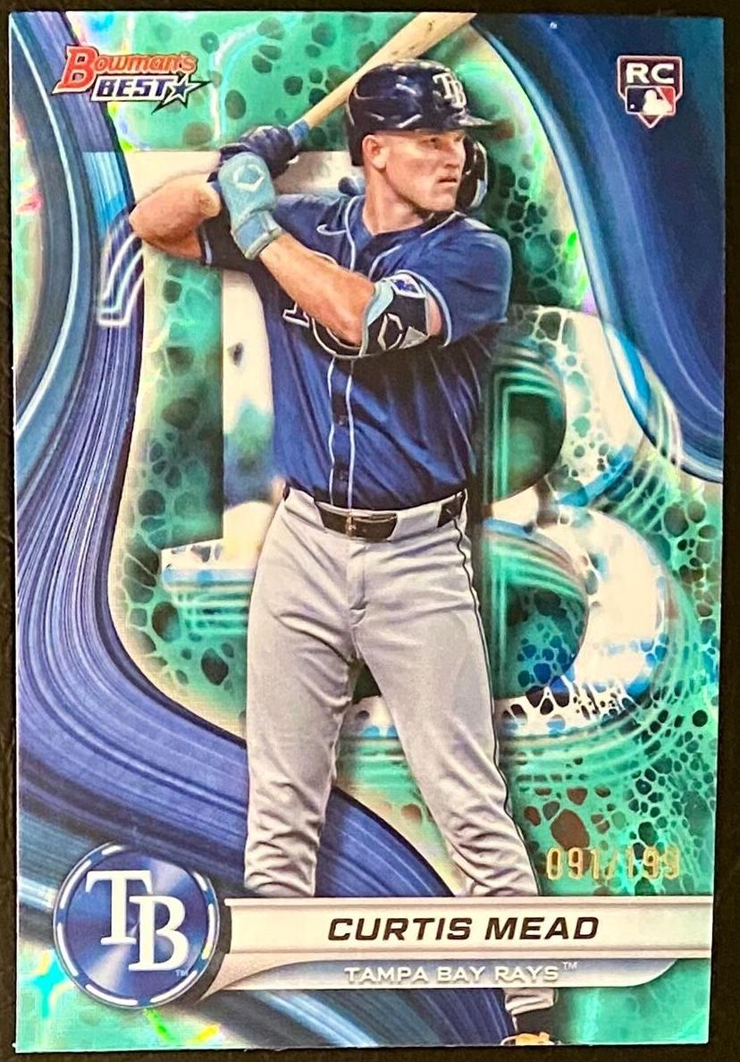 2024 Bowman's Best Baseball Aqua Lava Curtis Mead #64