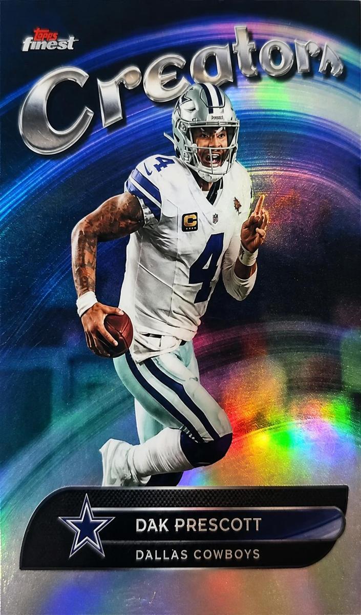 2025 Topps Finest Football Refractor Dak Prescott #CR-8