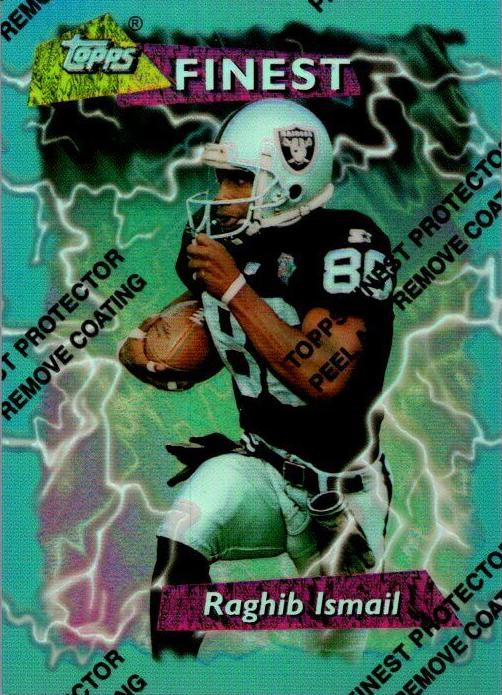 1995 Topps Finest Football Refractor Raghib Ismail #176