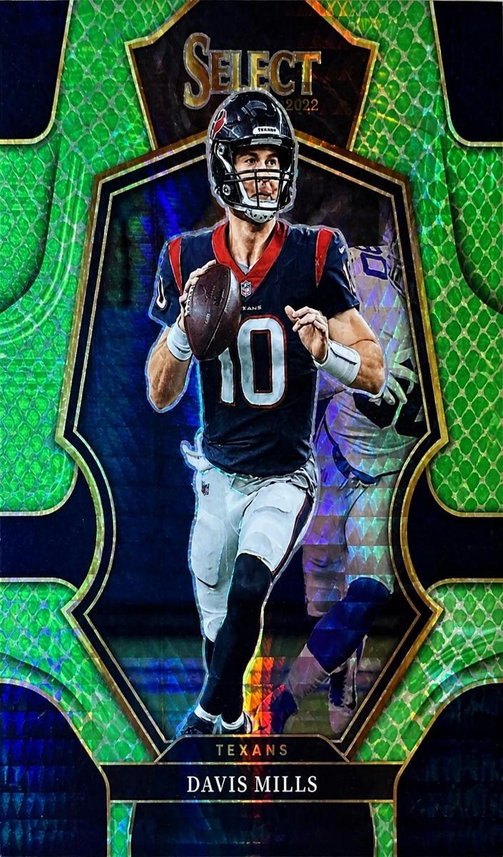 2022 Panini Select Football Dragon Scale Prizm Davis Mills #139