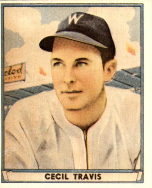1941 Play Ball Baseball null Cecil Travis #48 PSA 6