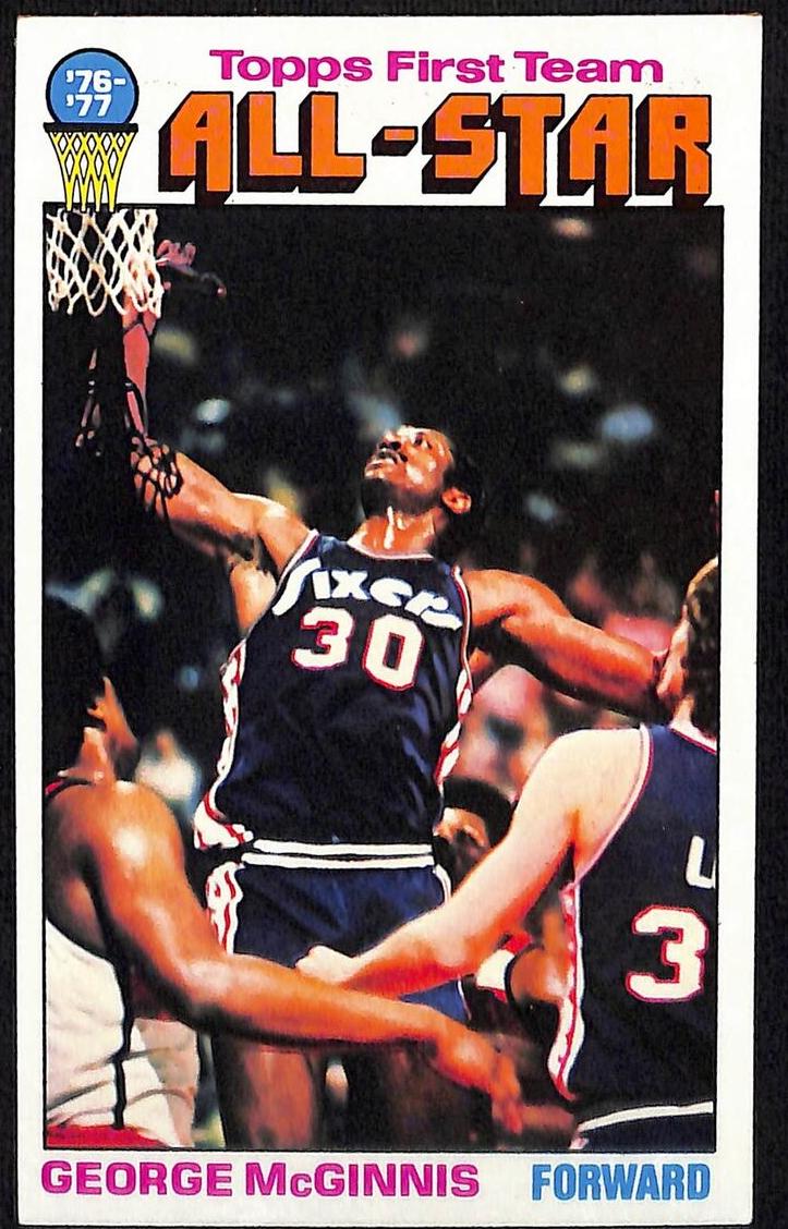 1976 Topps Basketball George McGinnis #128