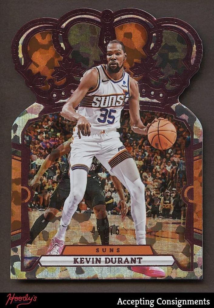 2023 Panini Crown Royale Basketball Crystal Pink Kevin Durant #74
